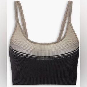 Grace Ling Evanescent Ribbed Knit Bralette NWT